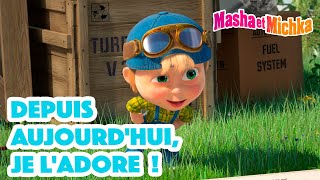 Masha et Michka 👩🏼‍🍳🍝 Depuis aujourdhui je ladore  🛫🐧 Collection dépisodes [upl. by Lenaj]