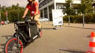 E Cargobike Long Harry Brose Mittelmotor Eurobike 2014Load 100KG [upl. by Netsud8]