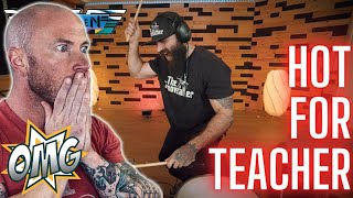 Drummer Reacts To  EL ESTEPARIO SIBERIANO HOT FOR TEACHER VAN HALEN FIRST TIME HEARING [upl. by Bree218]