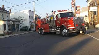 coaldale pa September 11th block party fire parade [upl. by Saqaw]