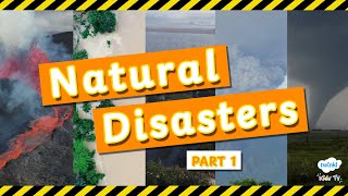 Natural Disasters Explained Part 1  Volcanoes Earthquakes and Tsunamis  Twinkl Kids Tv [upl. by Gypsy840]