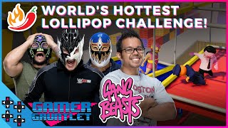 SATANS TOE GANG BEASTS CHALLENGE KALISTO vs MIKAZE vs LINCE DORADO vs GRAN METALIK Gamer Gauntlet [upl. by Waverley]