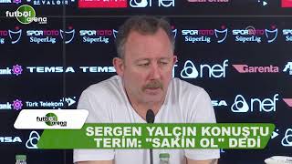 Fatih Terim ve Sergen Yalçın atışması [upl. by Ewolram965]