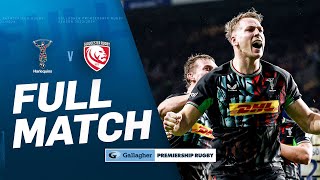 Harlequins v Gloucester  FULL MATCH  Big Game Lives Up to its Name  Gallagher Premiership 2324 [upl. by Airekat]