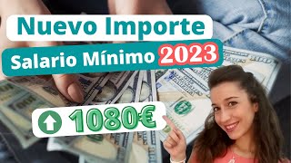 Subida del Salario Mínimo Interprofesional en España para 2023  Nuevo importe 1080€ al mes [upl. by Mohamed706]