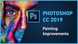 Photoshop CC 2019 new feature  Painting Improvements [upl. by Thorndike]