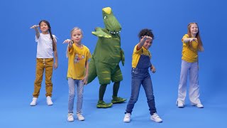 Lichterkinder  Der kleine Dino Offizielles Tanzvideo  Kinderlied zum Tanzen und Bewegen [upl. by Murvyn]