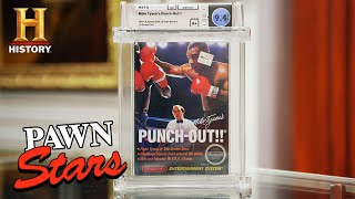 Pawn Stars KO DEAL for “Mike Tyson’s PunchOut” Game Season 18  History [upl. by Esimorp134]