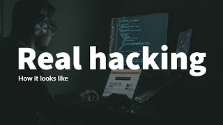 How hacking actually looks like [upl. by Aidualc]