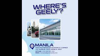 GeelyPH Dealership  Geely Manila [upl. by Donall]