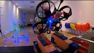 Tiny Whoop Launch Control  Race Practice  ThrottleUp Arena [upl. by Ennovyahs]