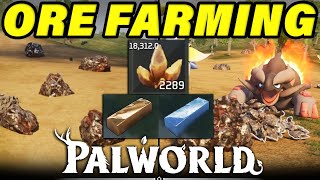 BUILD A PALWORLD ORE MINING BASE IMMEDIATELY Best Palworld Ore and Ingot Guide [upl. by Tenney]