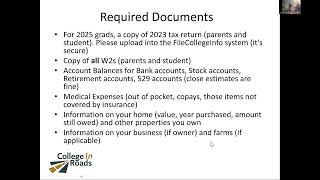 College Inroads Sept 2024 Client Webinar Financial Aid [upl. by Kassie]