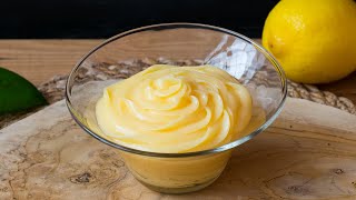 Crema de limón para tartas y postres  Lemon curd [upl. by Kimberli494]