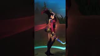 AKALI LUNA SANGRIENTA leagueoflegends skin akali riotgames riot lolskins skinspotlights [upl. by Wira546]