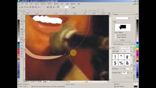 CorelDraw  Simple Vectorize Timelapse [upl. by Hsirk]