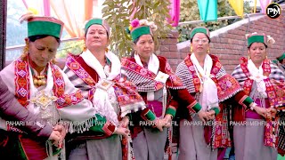 kinnauri dance marriagekinnauri songpahari mehfilpahari officialhimachali wedding song [upl. by Gregoire]