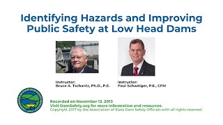 Identifying Hazards and Improving Public Safety at Low Head Dams  2013 [upl. by Nino792]