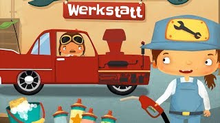 Tolles Autowerkstatt Kinderspiel 🌞 Meine kleine Welt Werstatt  deutsch [upl. by Aynotan]