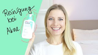 Clean your face properly and get rid of pimples  CeraVe cleansing gel experience [upl. by Ennayr]