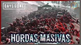 LAS PEORES HORDAS DE ZOMBIES 😫😵 DAYS GONE MÁXIMA DIFICULTAD CAP14 [upl. by Dahij]