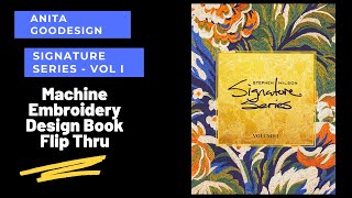 Anita Goodesign Signature Series Vol 1 Flip Thru Machine Embroidery Designs [upl. by Augustina779]