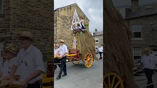 Sowerby Bridge Rushbearing sowerbybridge rushbearing rushcart [upl. by Ayvid]