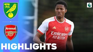 Arsenal vs Norwich City  7 Goals From Martin Obi  Highlights  U18 Premier League 27042024 [upl. by Yeuh747]