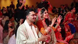 Ayma amp Umair Full Mehndi Dance Performances  Pakistani Wedding 2023 [upl. by Hanikehs]