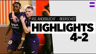 Highlights RSC Anderlecht  Beerschot  20212022 [upl. by Kelsy924]