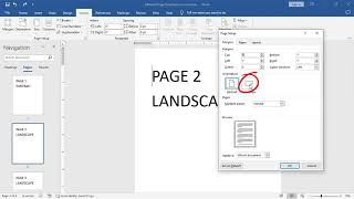 How to Landscape One Page in Word [upl. by Illak]