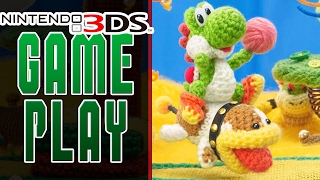 ¡PROBANDO Poochy amp Yoshis Woolly World para 3DS  GAMEPLAY con Yadira [upl. by Venezia]