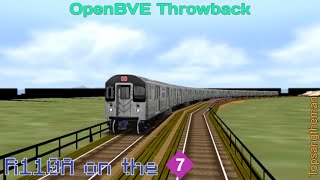 OpenBVE Throwback  R110A on the 7 Express Train [upl. by Aihsile]