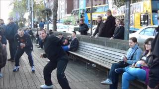 Dancing on the Liffey Boardwalk [upl. by Aneryc484]