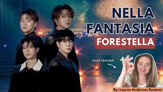 Voice Teacher Reacts to Nella Fantasia by Forestella [upl. by Zedecrem]