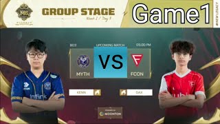 Game1Mythic Seal Vs Falcon Esports M6 Myanmar Qualifierw1 [upl. by Alain]