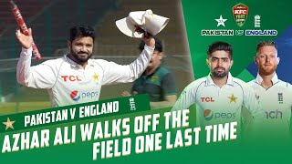 Azhar Ali walks off the field one last time  Congratulations on a fantastic career 👏  PCB  MY2L [upl. by Fidel130]