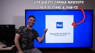 La tua TV è pronta per il DVBT2 Scoprilo subito con questo Canale SEGRETO [upl. by Cruz894]