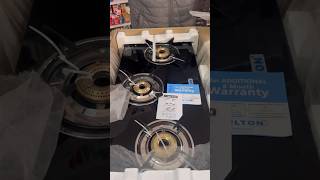 Milton 3 burner auto ignition gas stove unboxing amazon flipkart shorts amazing milton viral [upl. by Ainek]