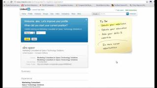 How to Create a LinkedIn Profile Part 1  LinkedIn Basics  Opace LinkedIn Video Tutorials [upl. by Apple573]