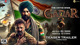 GADAR 3  The Katha Ends  Trailer  Sunny Deol Sanjay Dutt Amisha P  Anil Sharma  Zee Studios [upl. by Leftwich]