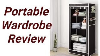 Best Portable wardrobe Review Budget cloth WardrobeHow to Assemble portable wardrobe [upl. by Prady727]