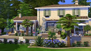 Provencal Home • The Sims 4 • No CC  Speed Build [upl. by Shermie]