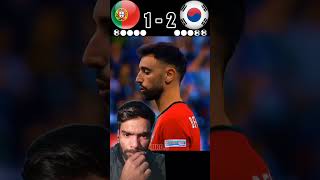 Portugal vs South Korea World Cup Quarterfinal soccerskills worldcup soccerplayer football cr7 [upl. by Kiryt]