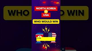 USA Vs North Korea who wins shorts youtubeshorts [upl. by Samella]