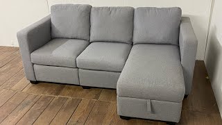 Gray Storage Sectional  Used Couches Philadelphia PA [upl. by Cordova]