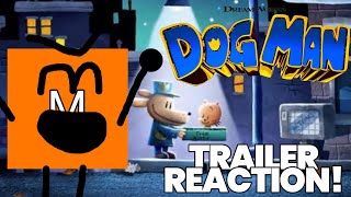 DOG MAN  Official Trailer REACTION [upl. by Schmeltzer]