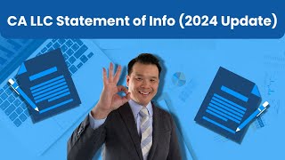 How to File Statement of Information for CA LLC 2024 update [upl. by Yentnuoc]