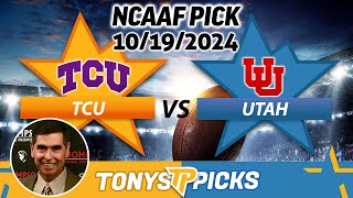 TCU vs Utah Pick 101924 NCAAF Week 8 Predictions [upl. by Mercy]