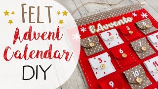 Calendario dellAvvento in Feltro  Felt Advent Calendar DIY [upl. by Violet781]